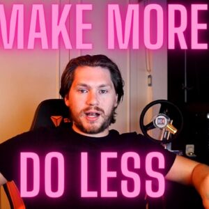 How To Make More Money Online By Doing Less