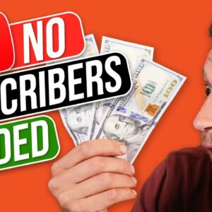 Make Money On YouTube With ZERO Subscribers | Easy Method