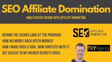 SEO Affiliate Domination | Affiliate Marketing For Beginners