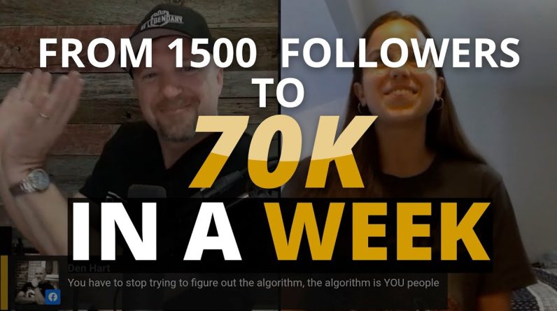 From 1500 Followers To 70k In A Week! Find Out What Was Key!