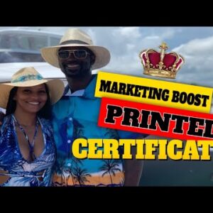 Marketing Boost Printed Certificate Vacation Incentive Overview | Take a FREE Vacation!!!