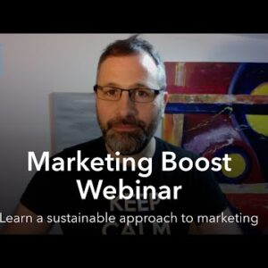 Marketing Boost webinar – A Sustainable Marketing Strategy