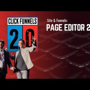 Page Editor in ClickFunnels 2.0