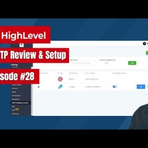 GoHighLevel CRM Review/Tutorials  – SMTP Setup & Review