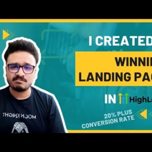 Create A HIGHLY CONVERTING LANDING PAGE in GoHighLevel 🤑 | GoHighLevel Funnel Builder Tutorial