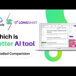 Conversion(Jarvis.ai) vs Longshot.ai : Head to Head Comparision | Long Form Assistant