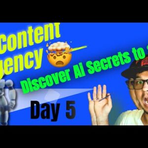 Jasper.ai Intensified (Day 5): Create A Content Marketing Agency * Jarvis.ai 2021 *