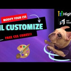 🍕 Gohighlevel Customization CSS Login Page and Dashboard Java [FREE]