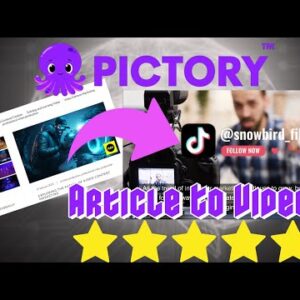 Pictory AI – Text into AI Generated  Videos In An Instant! WOW Chat GPT and Now This!