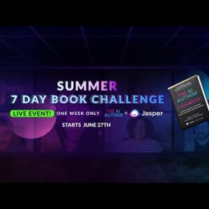 Write & publish your book with AI in 7 days [Free Training Tomorrow]