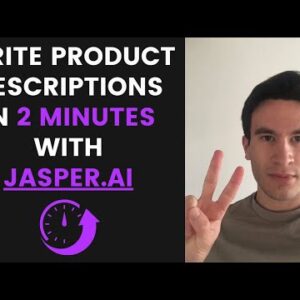 Using Jasper.ai to Write Product Descriptions in Under 2 Minutes (Tutorial)