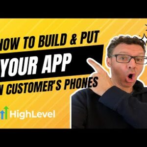 Hack To Build & Place Your App On Customers Phones With GoHighLevel Without Apple Or Google Involved