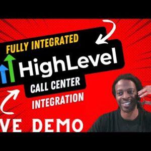 Go High Level Predictive Call Center Integration- Live demo part 1