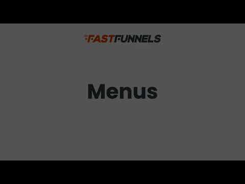 How to Create Navigation Menus in Fast Funnels