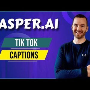 TikTok Video Caption Copy/Ideas With AI (Jasper.ai TikTok Video Captions)
