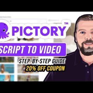 Pictory Review & Demo | Step-By-Step Script To Video Tutorial & Coupon