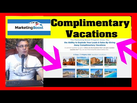 Marketing Boost Complimentary Vacations
