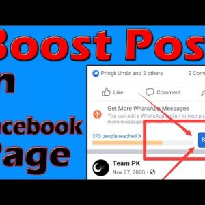 Facebook Ads | How To Boost FB Page Post On Mobile 2021 | Facebook Marketing