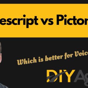 Descript vs Pictory | Unveiling the Ultimate Winner: Descript or Pictory for Voice Overs?