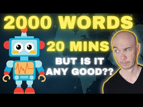 JASPER AI for 2000 WORDS in 20 MINUTES