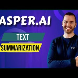 Text Summarization Using AI (Jasper.ai Text Summarizer Tool)