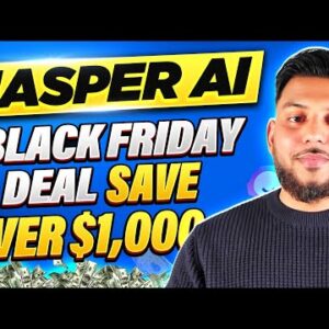 Jasper AI Black Friday Deal: Save Up To $1000 + 3 Free Bonuses 🎁