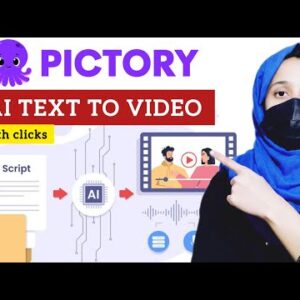 Pictory AI Tutorial- Best AI Text to Video Generator | How to Use Pictory AI || Create Youtube Video