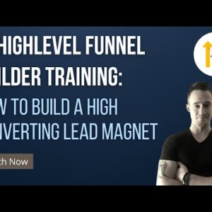 âœ…#GoHighLevel Funnel Builder Trainingâœ… How To Build A High Converting Lead Magnet