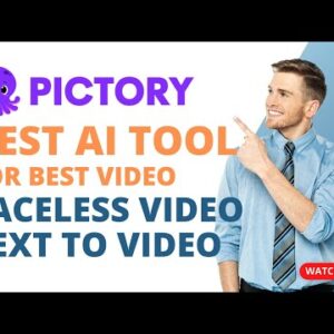 Text to Video without Showing Face | Pictory AI Review & Tutorial (Make AI-Generated YouTube Videos)